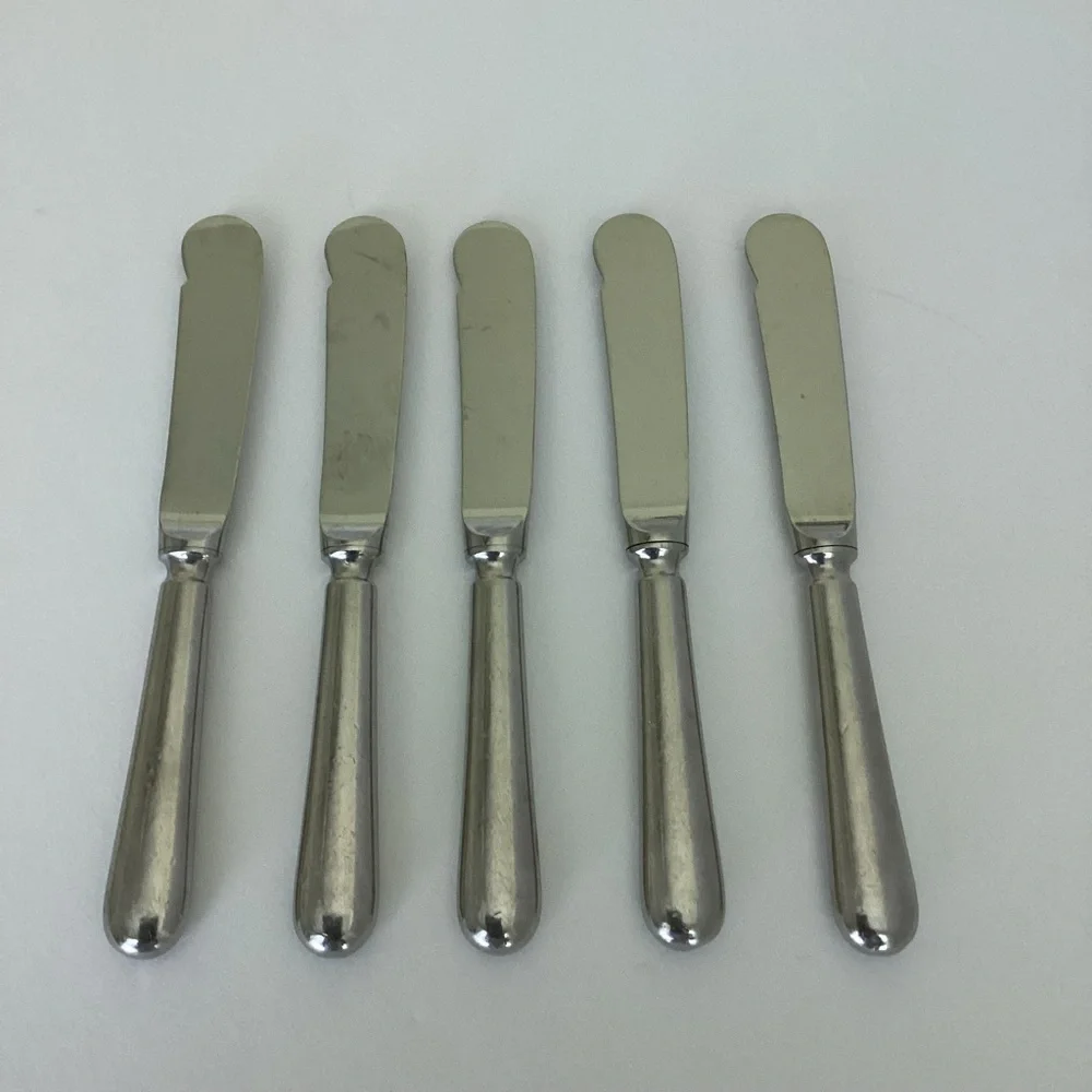 Christofle Hotel Knife Spreader Silverplated Set Of Five France Albi ?